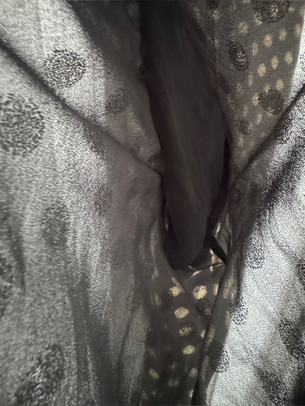 Show Me Your Mumu Campbell High Slit Pants Black Gold Polka Dot Wide Leg REVOLVE - Picture 5 of 9